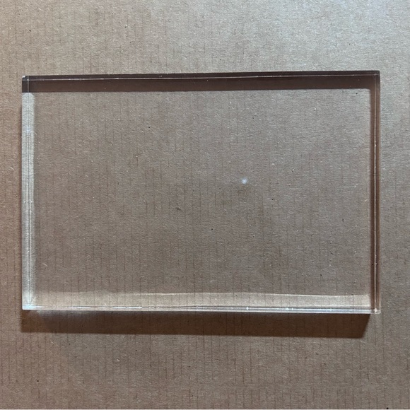 2 pieces of acrylic blocks (rectangle & wave) - Picture 2 of 5